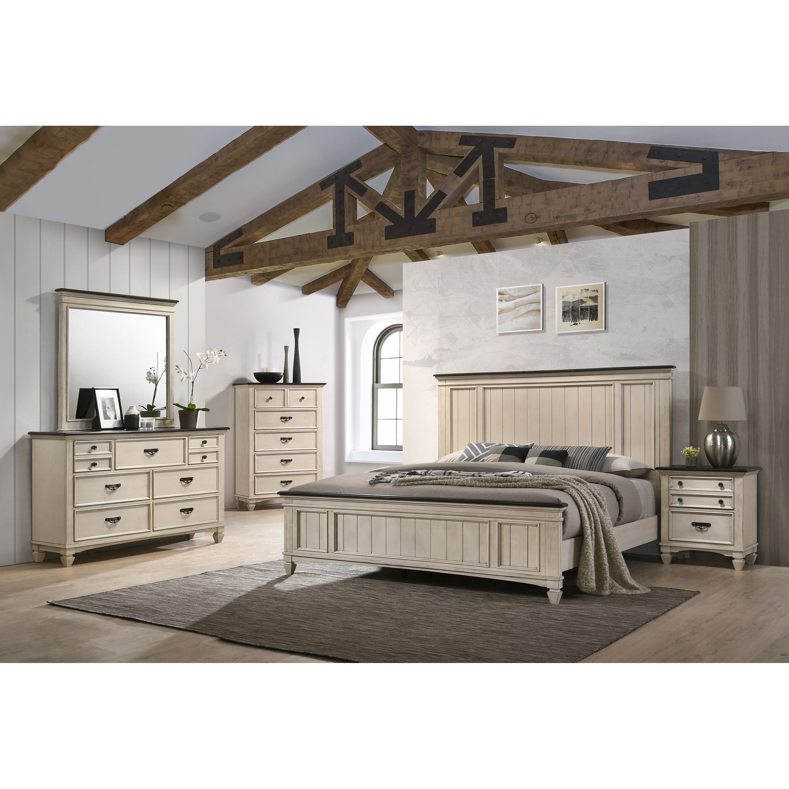 Crown Mark Sawyer B9100 Q Bedroom Group 1 Queen Bedroom Group Nassau